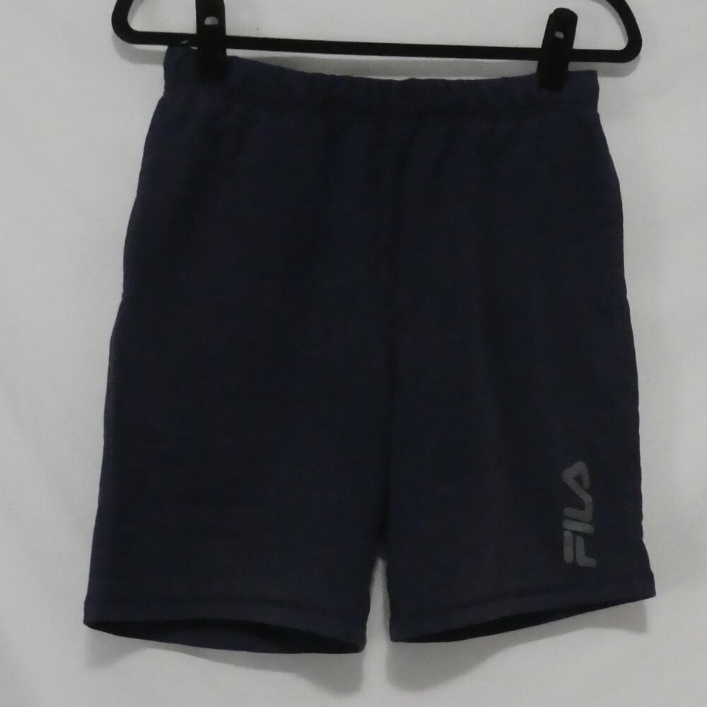 FILA | small | Navy Blue Exercise Shorts With Front and Back Pockets